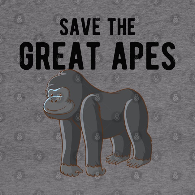 Great Ape - Save great apes by KC Happy Shop